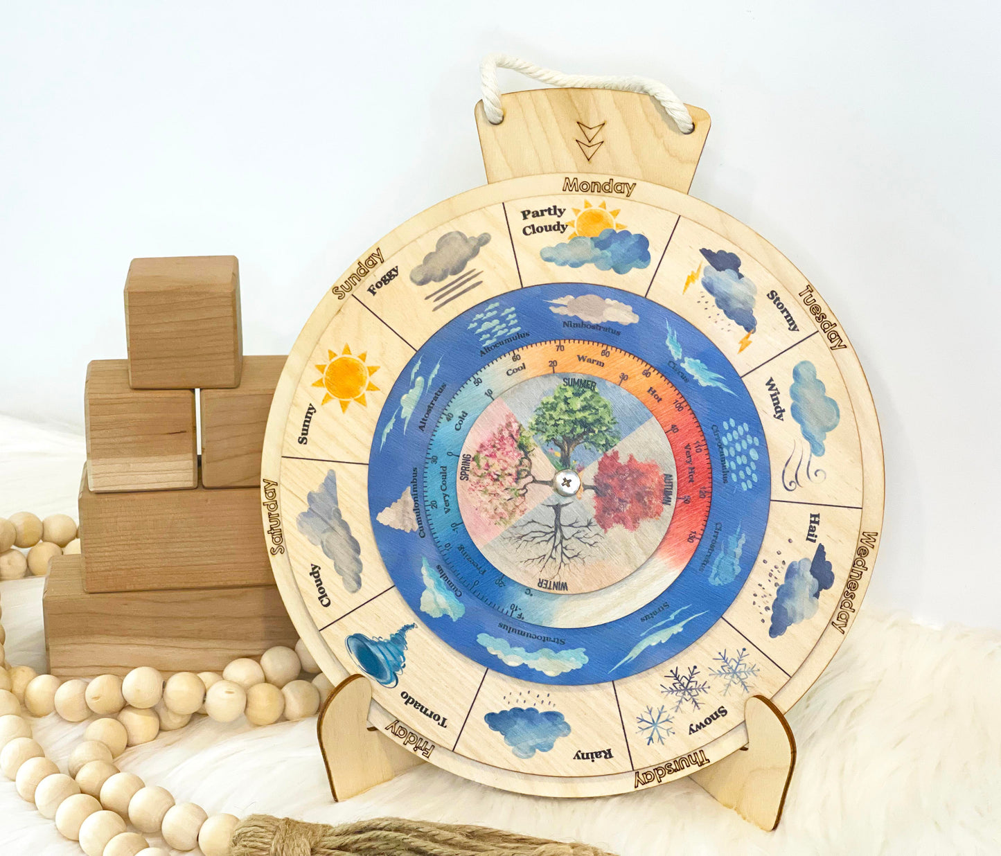 Wooden Weather Wheel