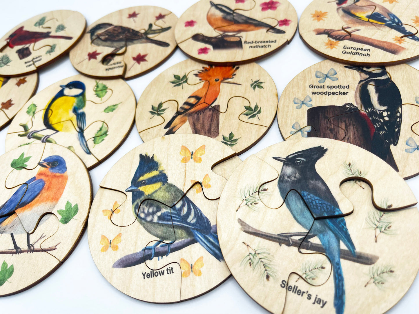Wooden Birds Puzzle