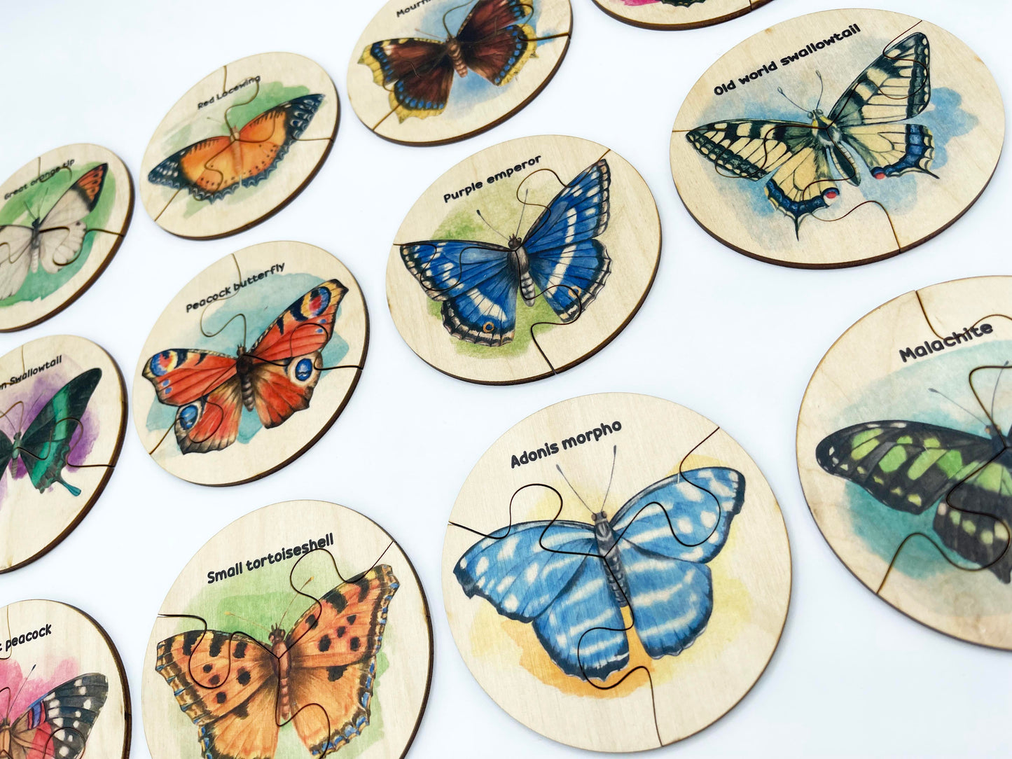 Wood Butterflies Puzzle